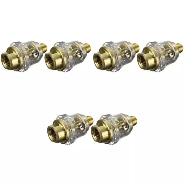 6 Pcs Inline Air Tool Oiler Filling Injector Mini Pneumatic