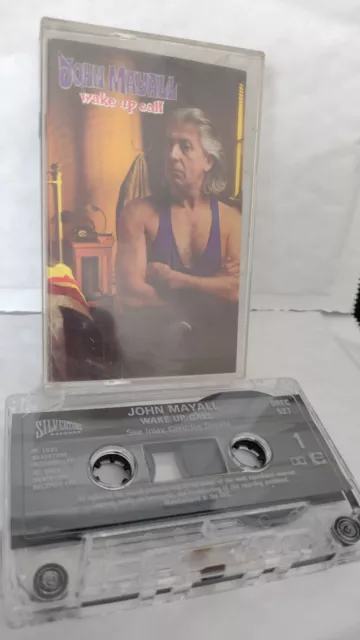 John Mayall ‎– Wake Up Call 1993 Cassette On Silvertone Records ORE C527..EXC.