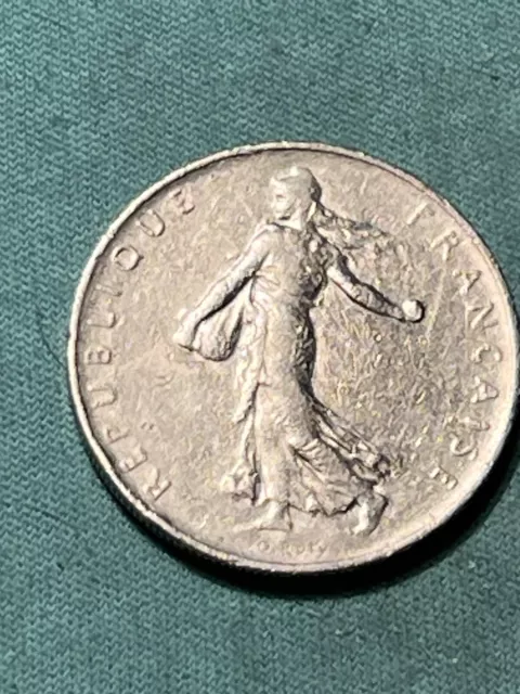 1960 France 1 Franc Coin 