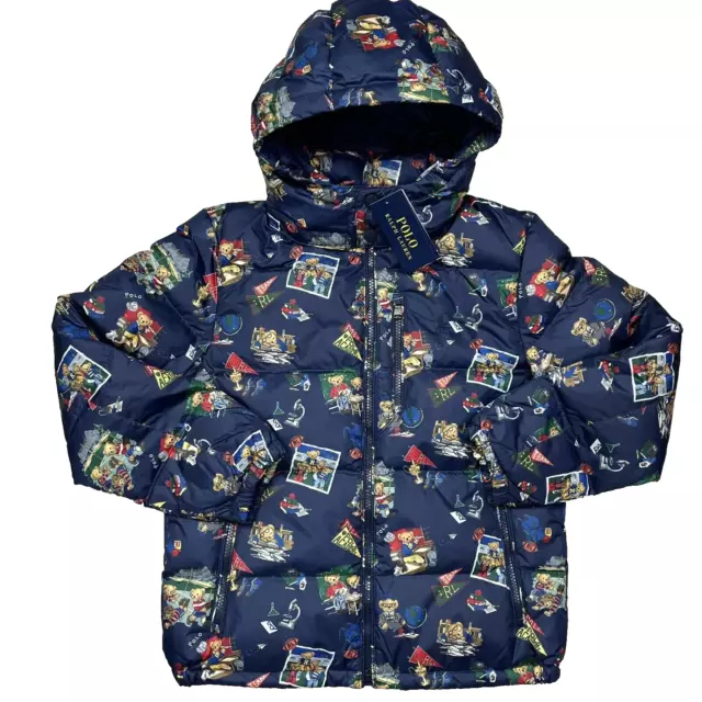 NWT $215 Polo Ralph Lauren Polo Bear Water-Repellent Down Jacket