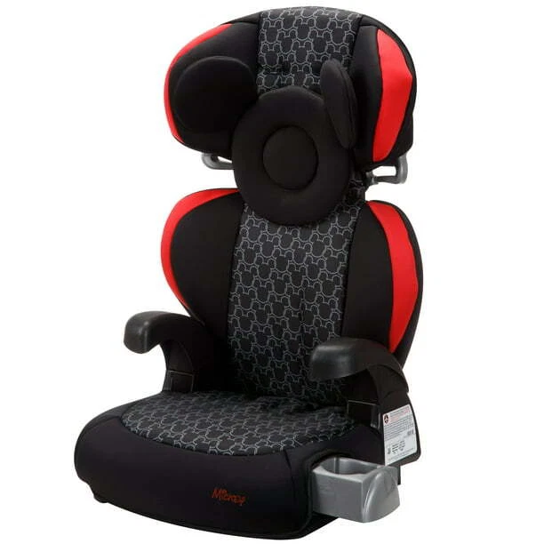 Car Seat Booster For Kids Belt Positioning Carseat Mickey Cute Cup Holder New