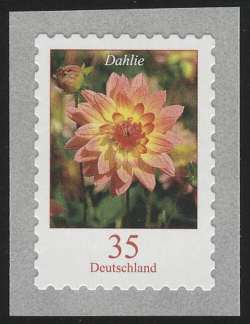 2514 Dahlie 35 Cent 2019 sk aus 500er waagerecht, GERADE Nummer **
