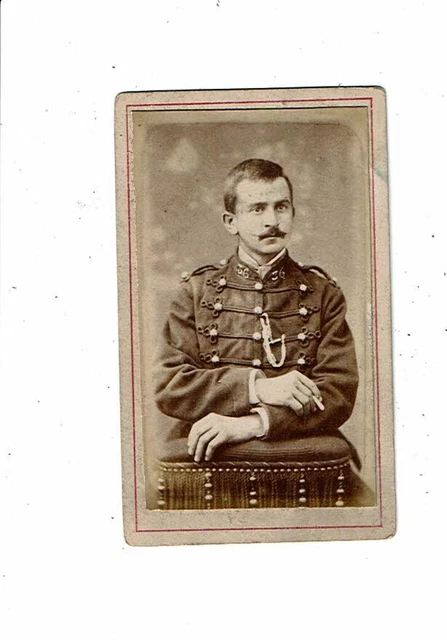 CDV Militaire Ancien - 43ème Régiment, Soldat En Pose Avec épaulettes - Réf A39