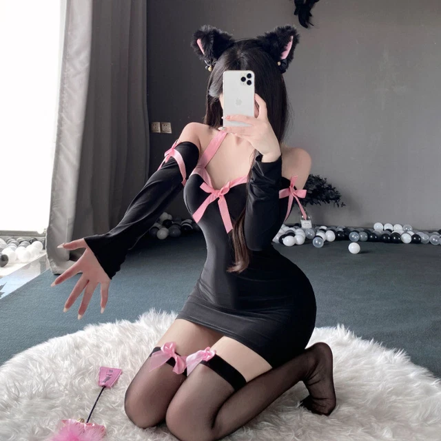SEXY LINGERIE ANIME Cute Cat Roleplay Costume Bunny Girl Cosplay Dress Sleepwear $27.35 - PicClick SEXY LINGERIE ANIME Cute Cat Roleplay Costume Bunny Girl Cosplay Dress Sleepwear $27.35 - PicClick