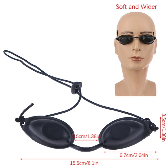 1pc Soft Sunbathing Eyewear Tanning Goggles Beach Adjustable UV Skin Tanning  **