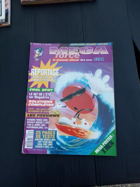 magazine Mega Force n°17 Mai 1993 - Sega Megadrive Master System Game Gear