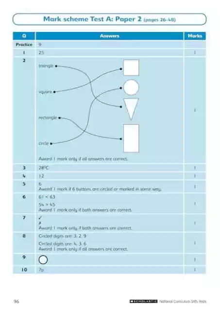 KS1 SATs Practice Papers for 2024 - Year 2 - Maths & English with Answers - NEW 2