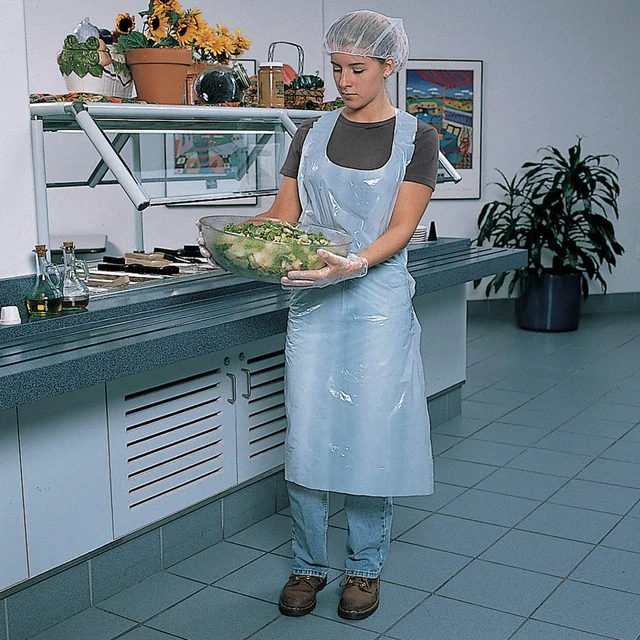 CELLUCAP PA2442GRA Disposable Apron,White,L,PK100
