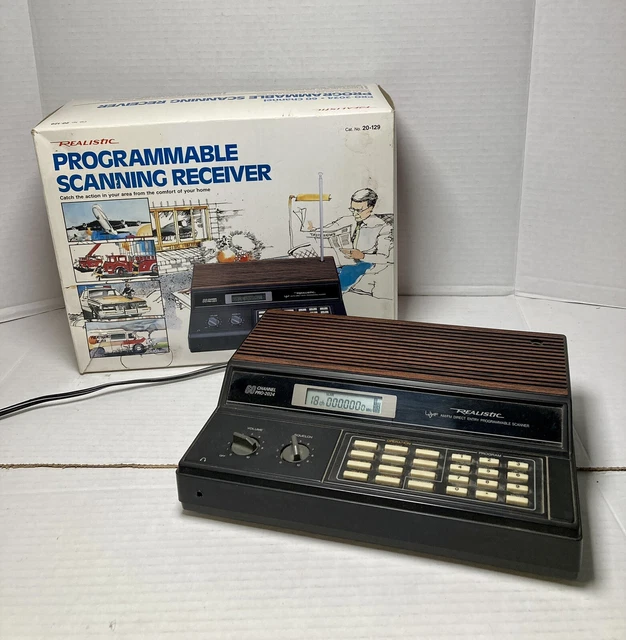 REALISTIC 60 CHANNEL Pro2024 AM/FM Direct Entry Programmable Scanner