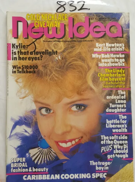 New Idea 1988 March 19,Kylie Minogue Cover & Feature,Elle Macpherson Coke Ad