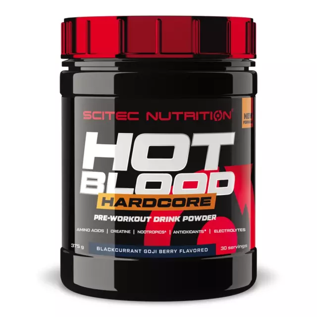 HOT BLOOD HARDCORE Scitec Nutrition 375g Red Fruit