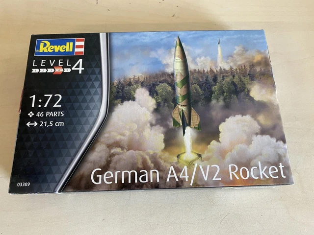 REVELL 03309 1:72 German A4/V2 Rocket ungebaut u. komplett EUR 5,65 ...