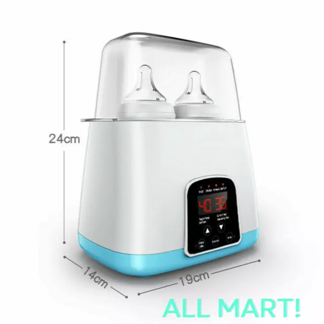 All in 1Bottle Warmer for Baby, Double Bottle , Breastmilk, Formula Milk Warmer