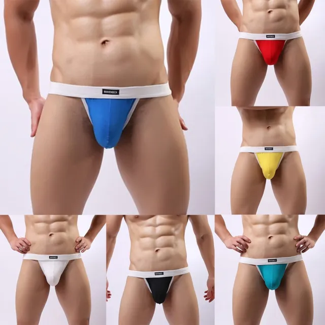 Men's Sexy Cockring G-Strings Tanga Gay Ring Mens Underwear Low