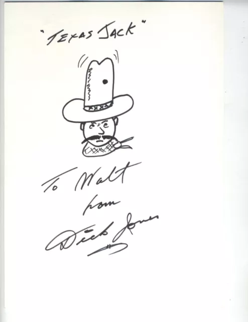 Dick Jones Western Actor Dibujo Niño B-Western Texas Jack