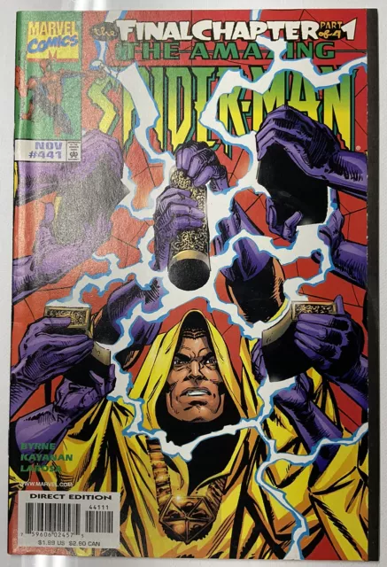 The AMAZING SPIDER-MAN 441 NOV 1998 MCU Direct Marvel Comic Book FINAL ISSUE