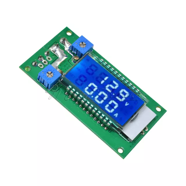 DC 5-24V Tensione Misuratore Corrente Rilevamento Display LCD Amperometro Voltmetro DC 0-100V