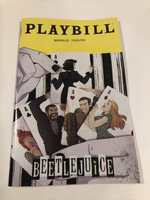 Beetlejuice Playbill Sept. 2022 Broadway musical Contest Winner Cover