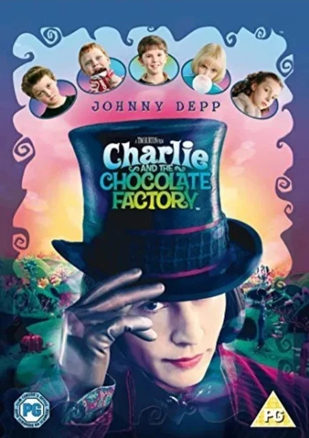 CHARLIE AND THE Chocolate Factory DVD Johnny Depp Disc Only Free P & P