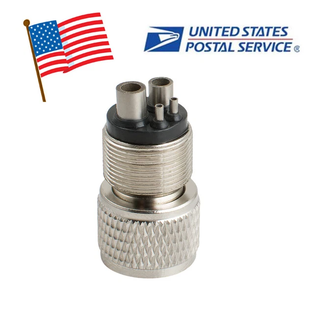 High Speed Dental Handpiece Tubing Adapter Changer 4H-2H Stainless steel CE USA