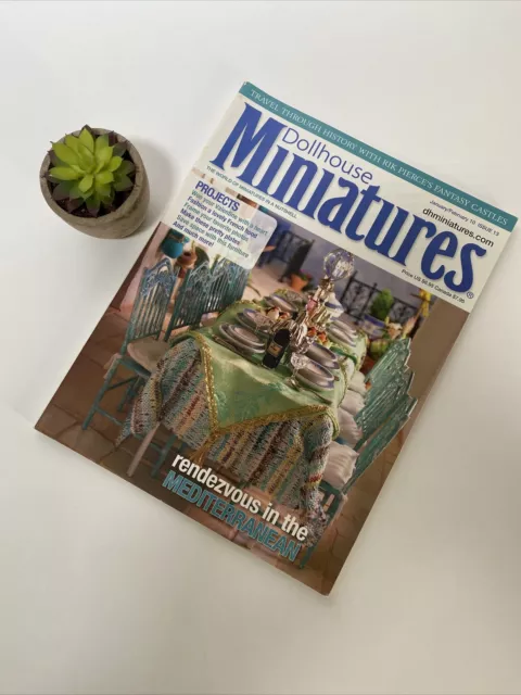 Dollhouse Miniatures Magazine JAN/FEB 2010 Rendezvous in the Mediterranean