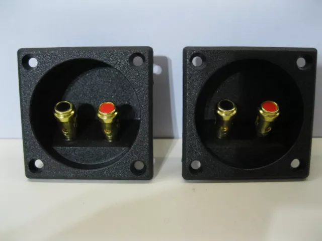 Morsetti Per Casse Acustiche Due Poli Da Pannello Misure 91,5x79 Mm