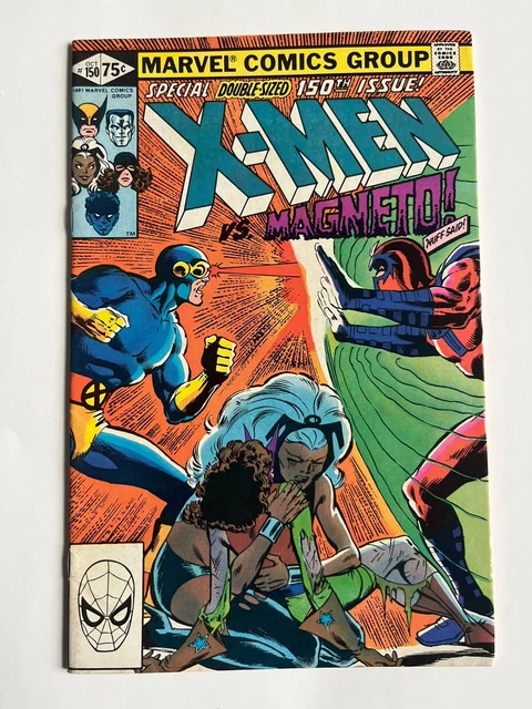 Uncanny X-men #150-Higher Grade X-Men vs Magneto⋆Bronze Age Double Sized Issue