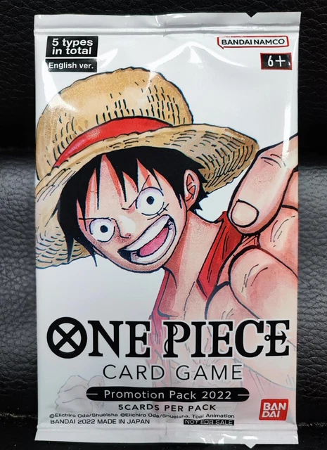 Bandai Sealed Collectible Card Game Packs Promo Japanese One Piece