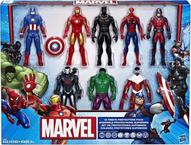 Pack de Figurines Marvel Avengers 8 Ultimate Protectors Pack Hasbro