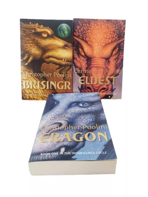 Eragon Eldest Brisingr Book Bundle Christopher Paolini Inheritance Cycle