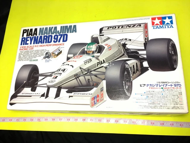 RARE VINTAGE TAMIYA ~ 1/10 Scale Piaa Nakajima ~ Formula 1