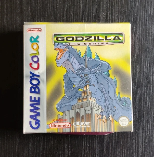 GODZILLA THE SERIES Gameboy Color Complete in Box CIB Nintendo