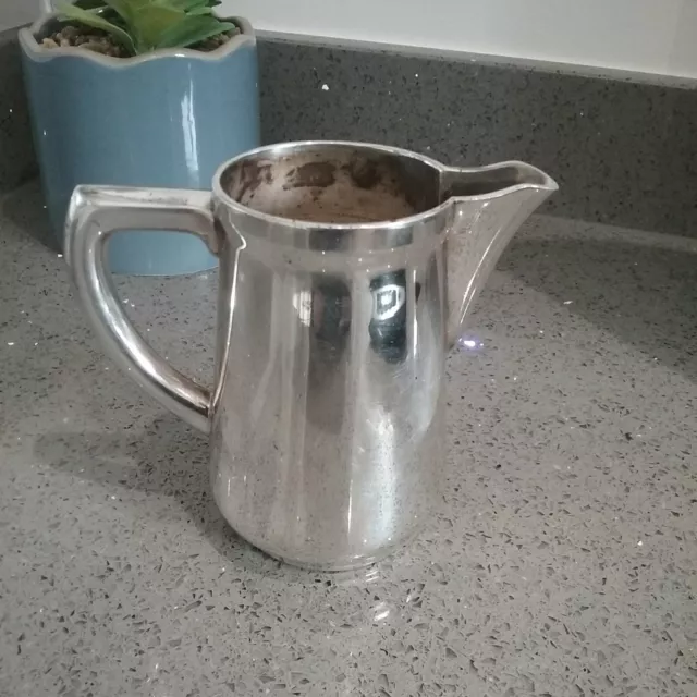 Post WW2 Silver Plated Officers Mess Milk Jug