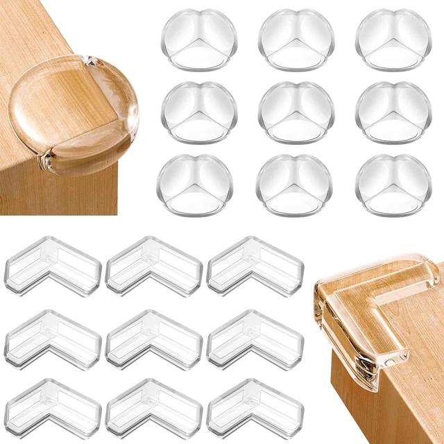 8 Paraspigoli In Silicone Per Bambini - Protezione Angoli Tavoli E Mobili, Kit Sicurezza Casa - Foto 11