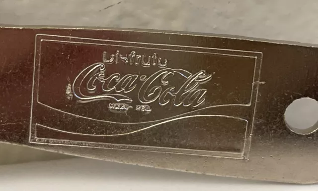 Vintage Mexican COCA COLA COKE Bottle opener handle metal advertising 3+” NOS 2