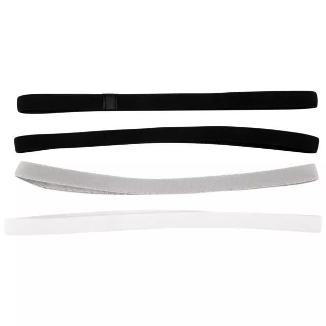 4 Pieces Thick Non-Slip Elastic Sport Headbands Hair Headbands,Exercise7838