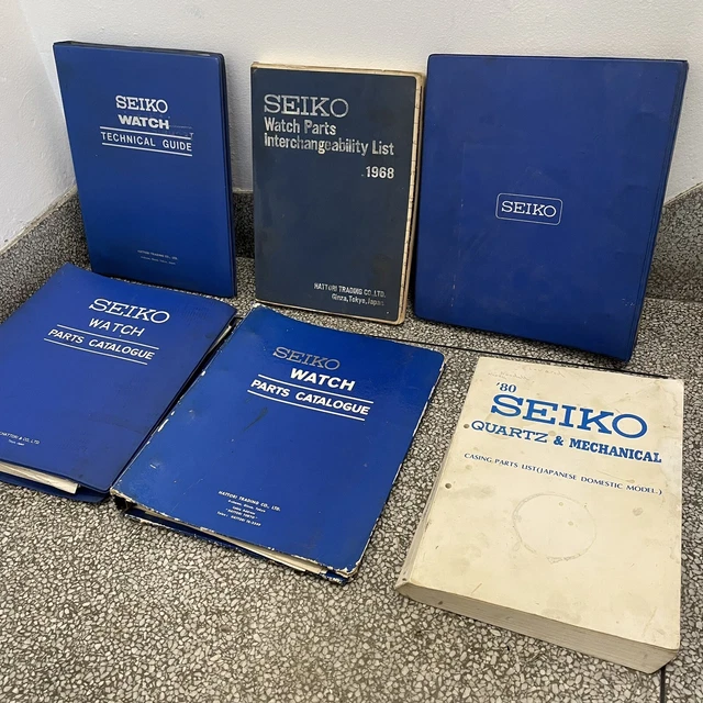 Seiko casing parts catalogue 2025
