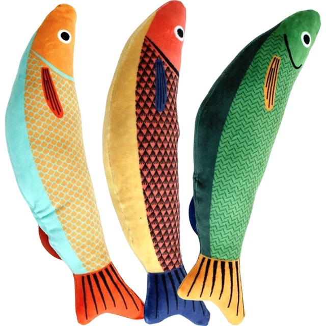 3 Pcs Toy Cat Bite Resistant Petlinks Cat Toys Shape Toys Cat Toy Fish