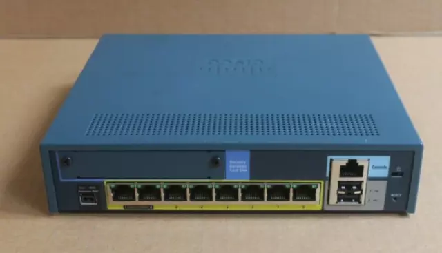 Cisco ASA 5505 Adaptive Security Appliance 8x FE RJ45 W/ 2 PoE ASA5505-UL-BUN-K9 2