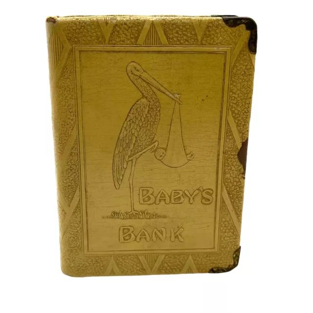 ZELL 'SAVINGS FOR Baby' Yellow Metal 'BOOK' Antique Still Coin
