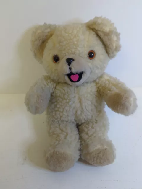Vintage 1986 RUSS BERRIE Snuggle Fabric Softener Bear 10” Plush