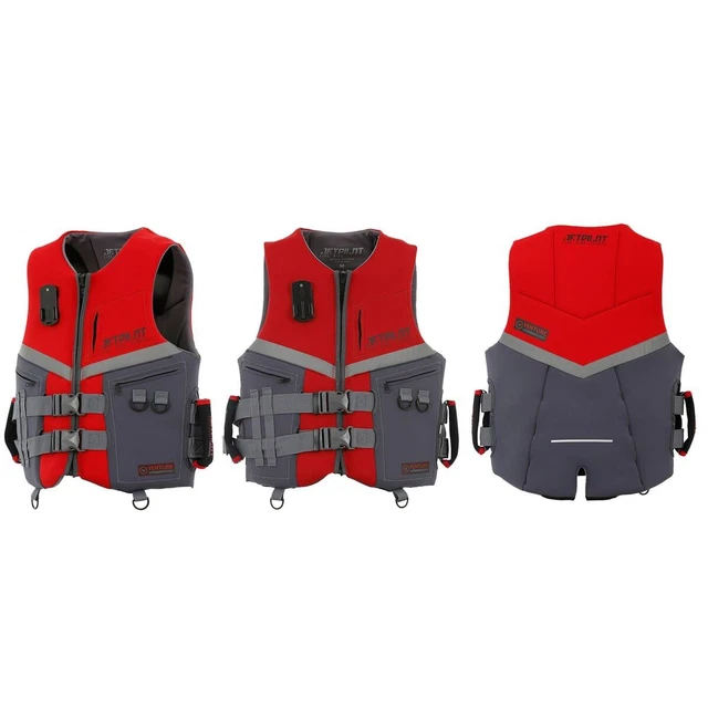 Gilet jet ski H Rouge/Gris Jetpilot Venture Neo Vest 50N Super Grip