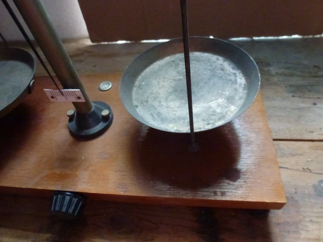 Antik Waage Apothekerwaage Präzisionswaage 50er Jahre Chemielabor Chemikerwaage  5