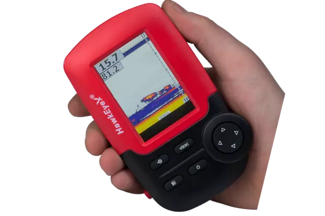 HAWKEYE FISHTRAX™ 1C  HANDHELD FISH FINDER WITH HD COLOR VIRTUVIEW™  DISPLAY $84.99 - PicClick