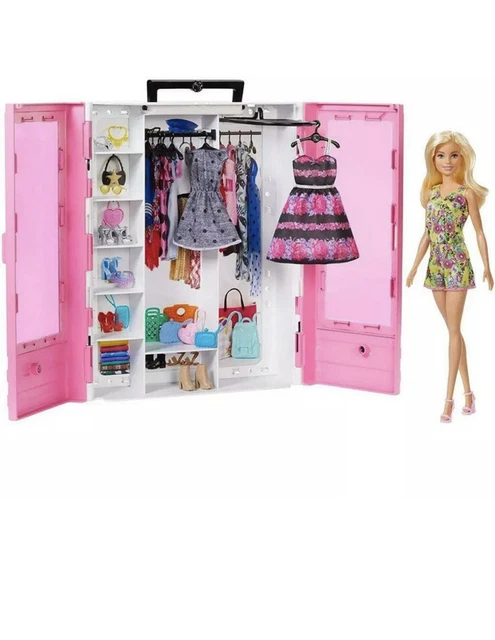 BARBIE FASHIONISTAS ULTIMATE Cupboard Closet Doll and Accessories