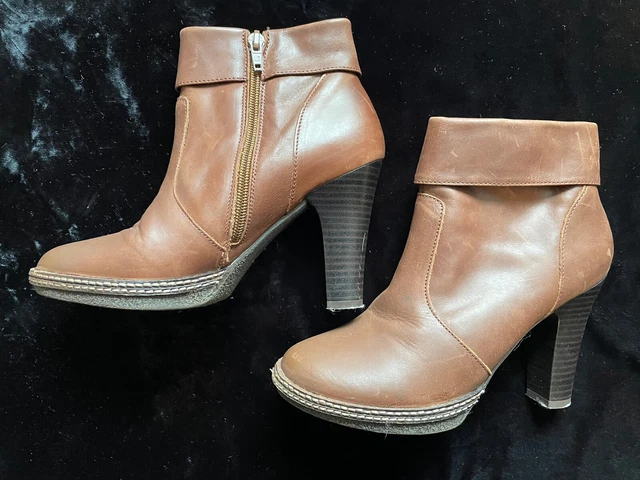 # Bottines Femme - pointure 36 - marron - cuir - LAUREANA - TBE