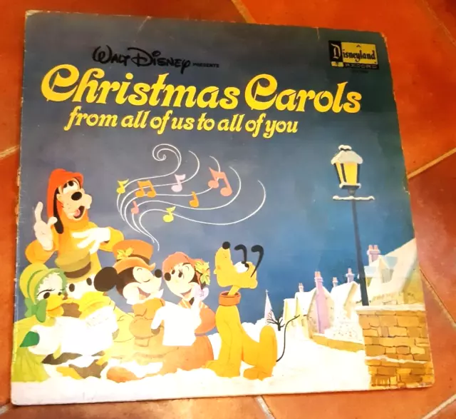 Walt Disney - Christmas Carols From All Of Us... (Vinile Lp 33 Giri Disneyland)