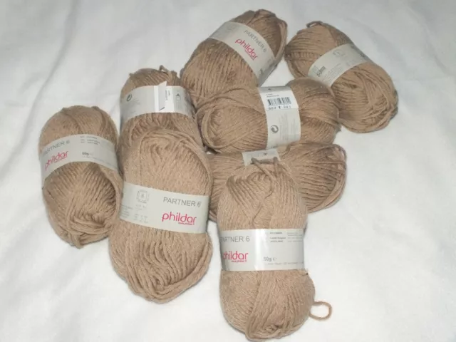 Lot De 8 Pelote De Laines - Phildar Partner 6