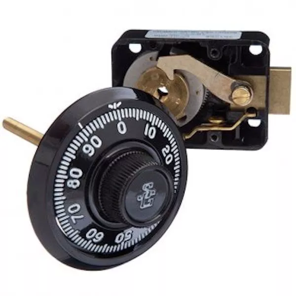 Sargent & Greenleaf 3 Wheel Combination Safe Lock-Vault,Combo-Free Post 6730-100