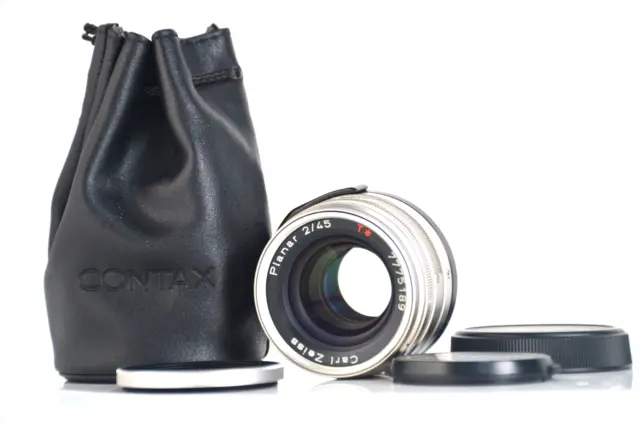 Contax Carl Zeiss 45mm f/2 Planar T* Lens for G1 G2 From JAPAN [Mint]